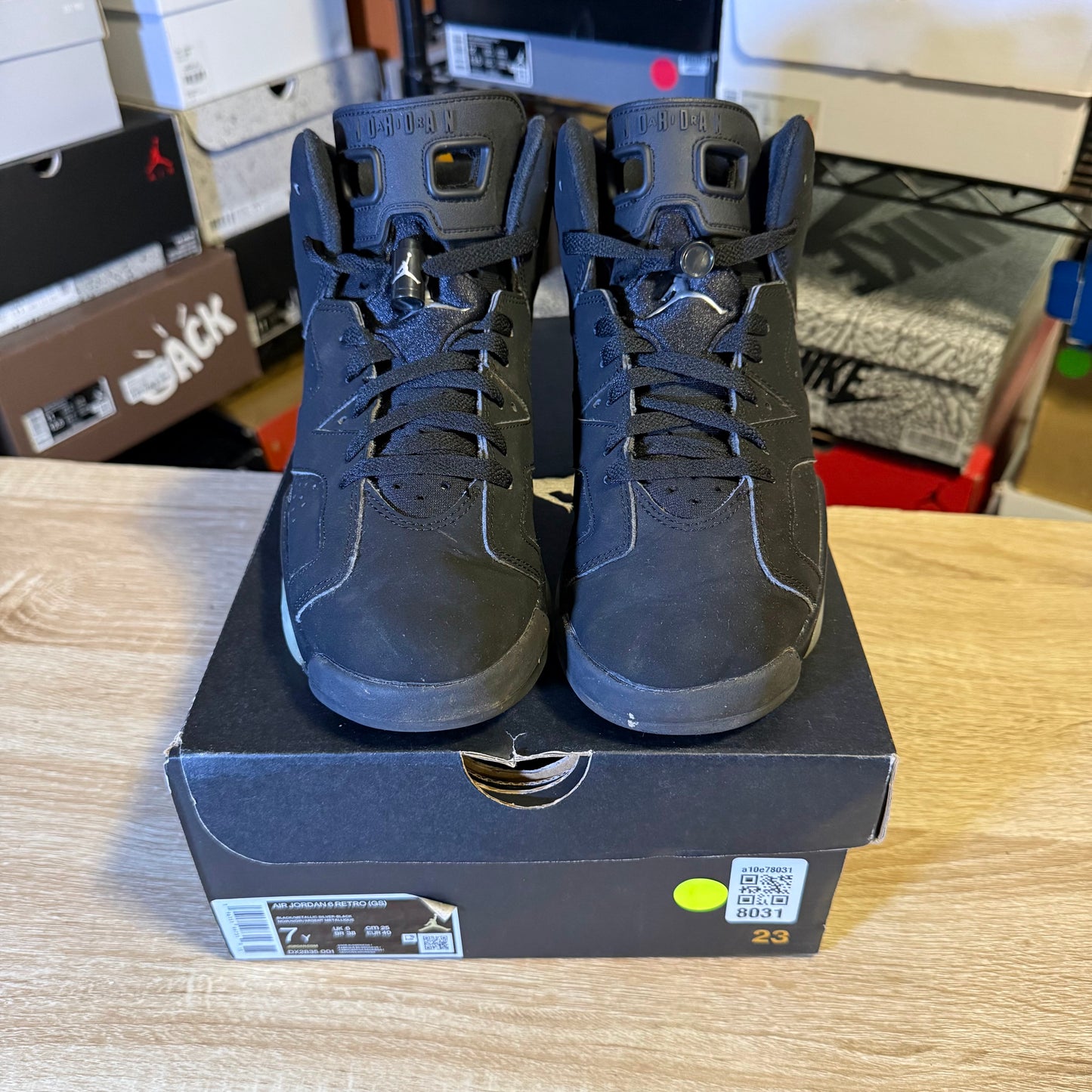 Size 7Y - AJ 6 Chrome