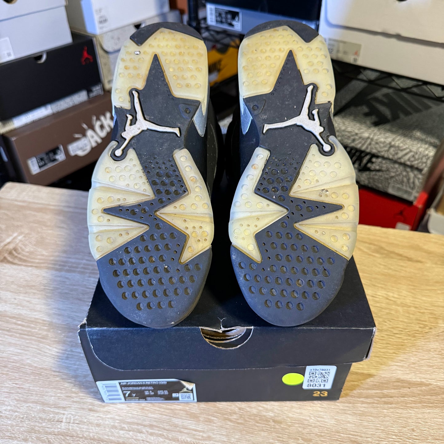 Size 7Y - AJ 6 Chrome