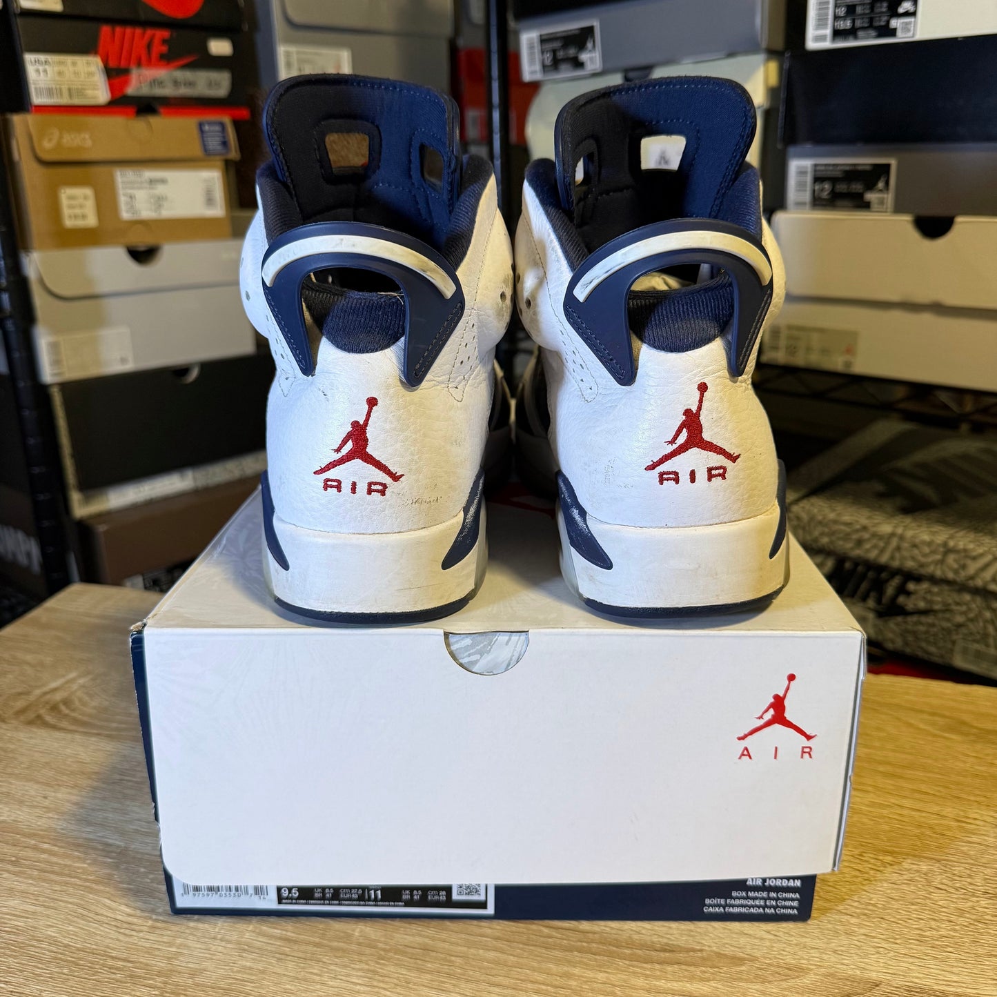 Size 9.5 - AJ 6 Olympic
