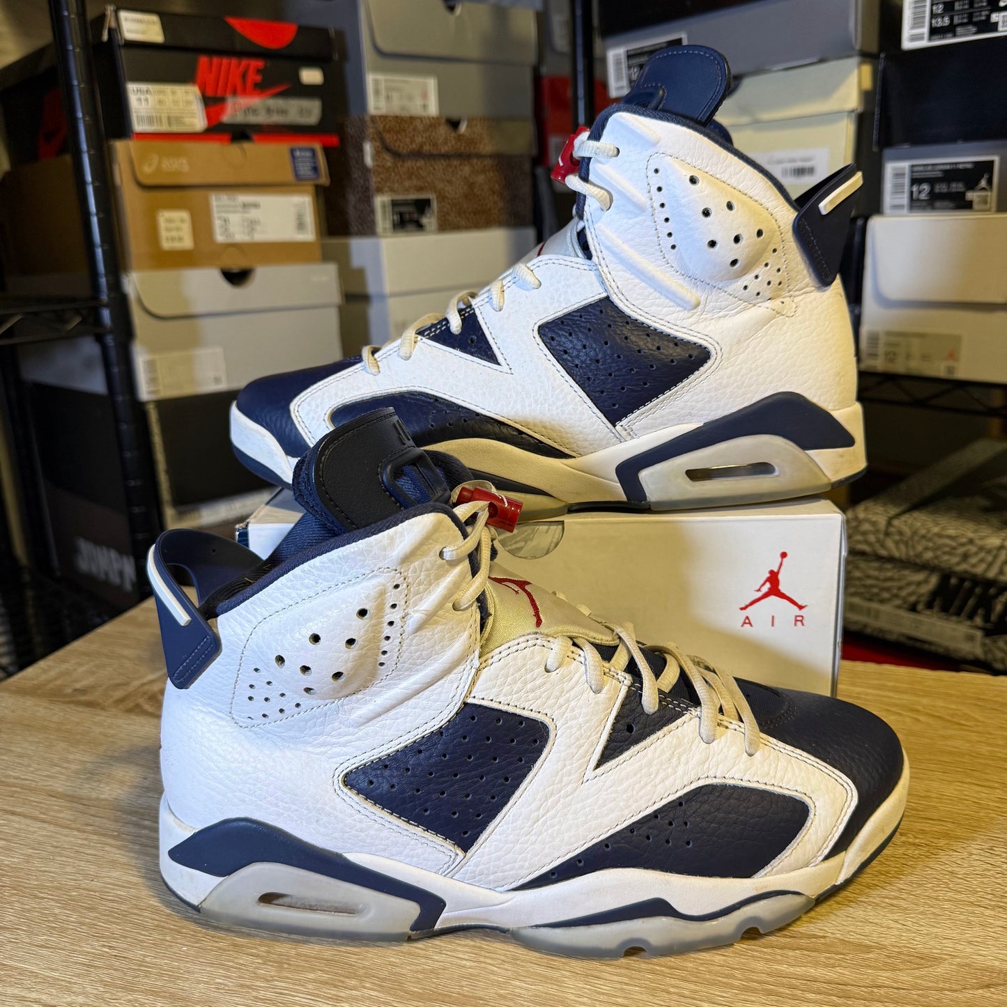 Size 9.5 - AJ 6 Olympic