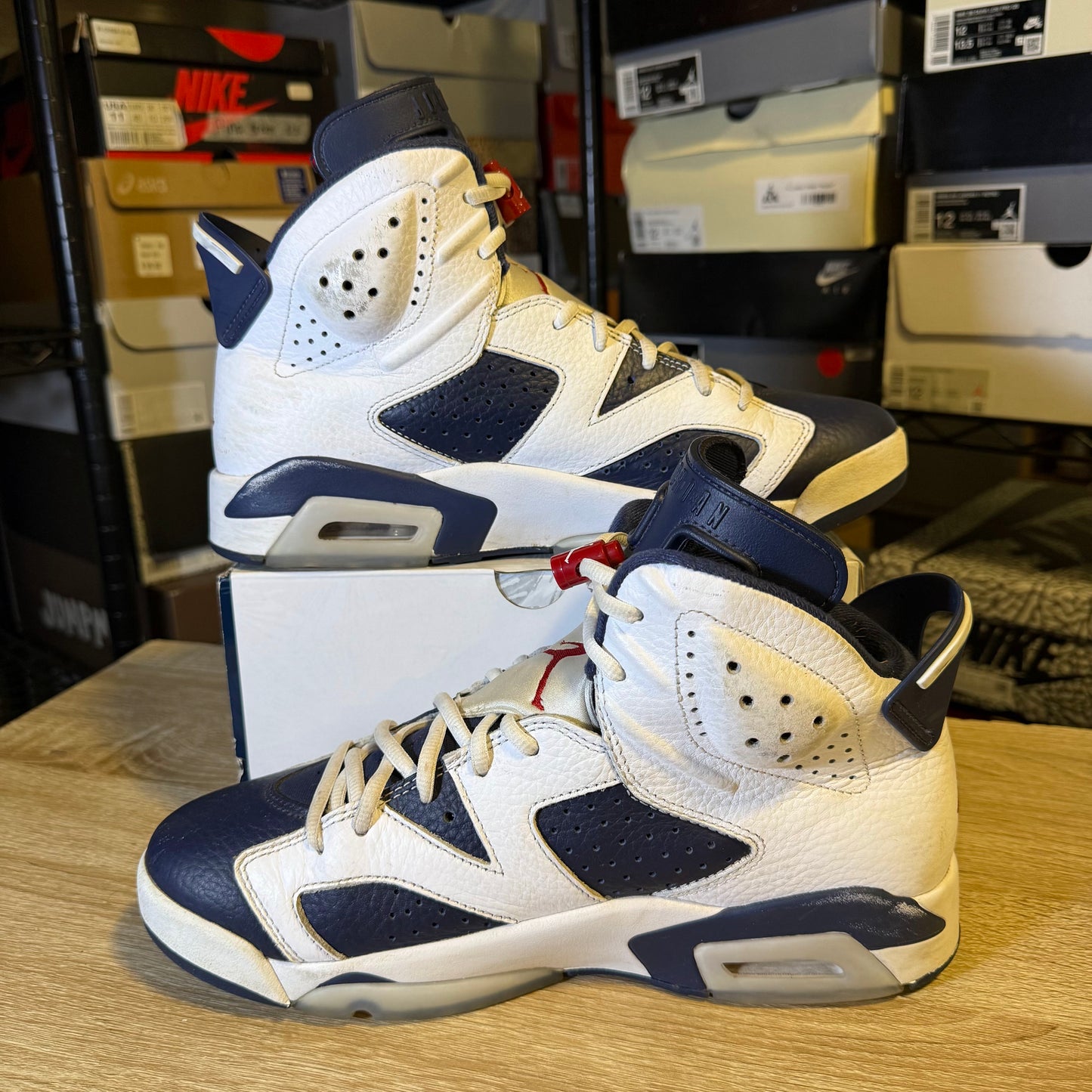 Size 9.5 - AJ 6 Olympic