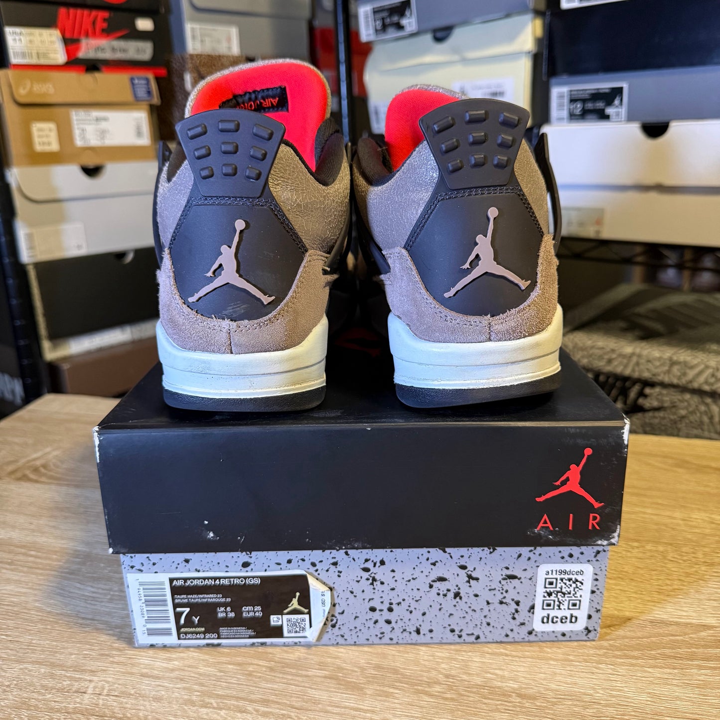 Size 7 - AJ 4 Taupe Haze