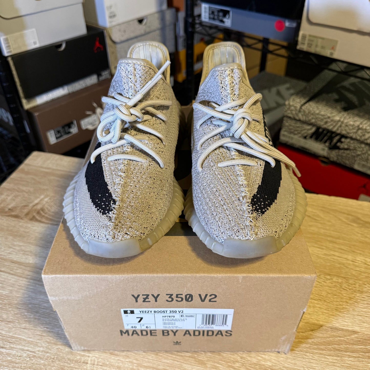 Size 7 - Yeezy 350 Slate