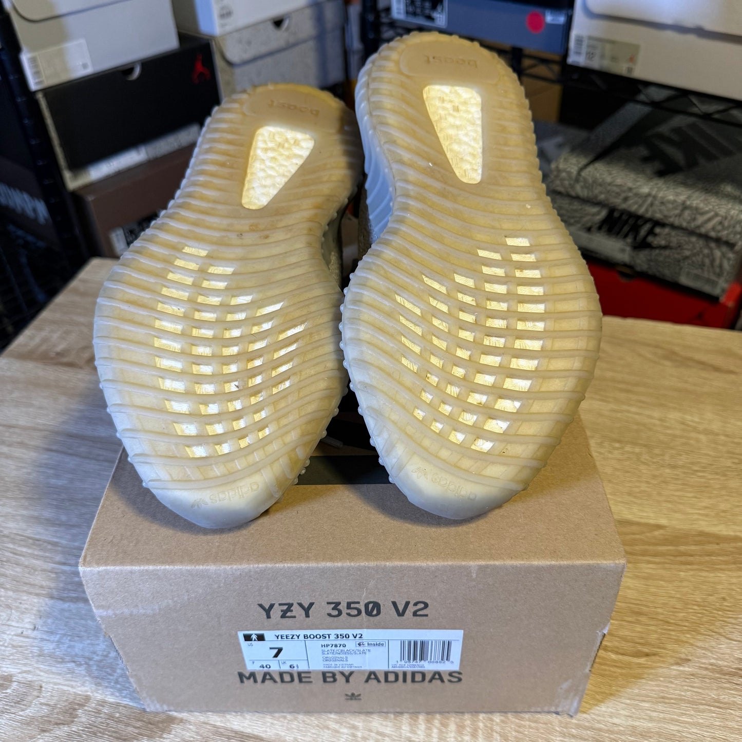 Size 7 - Yeezy 350 Slate