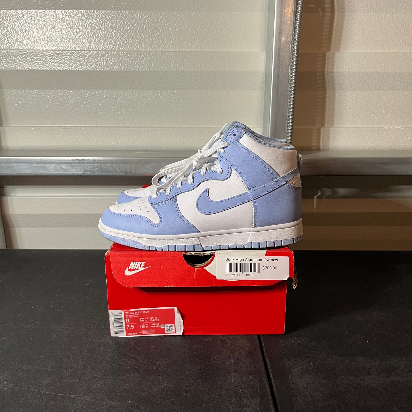 Size 9W - Dunk Aluminum