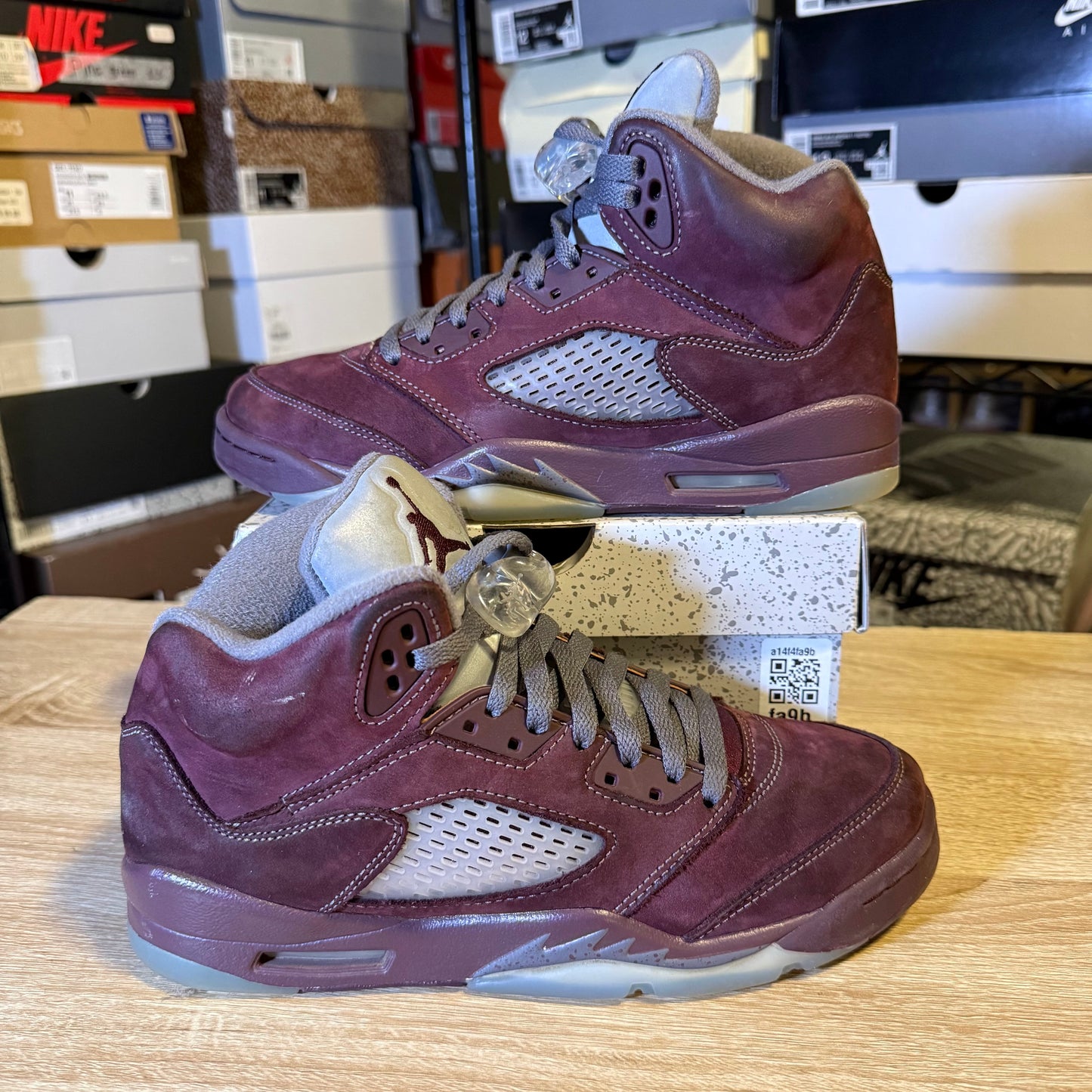 Size 6.5 - AJ 5 Burgundy