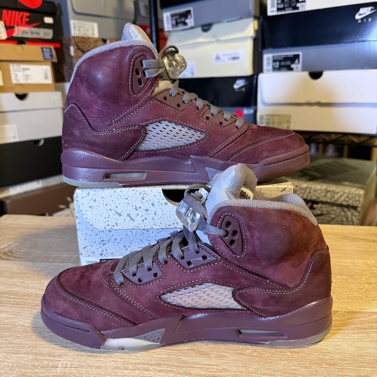 Size 6.5 - AJ 5 Burgundy