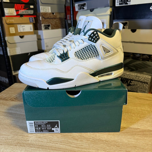 Size 11 - AJ 4 Oxidized Green