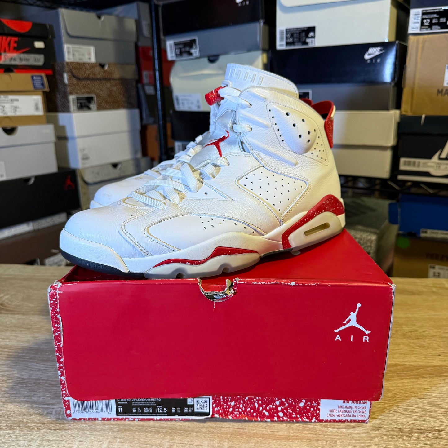 Size 11 - AJ 6 Red Oreo