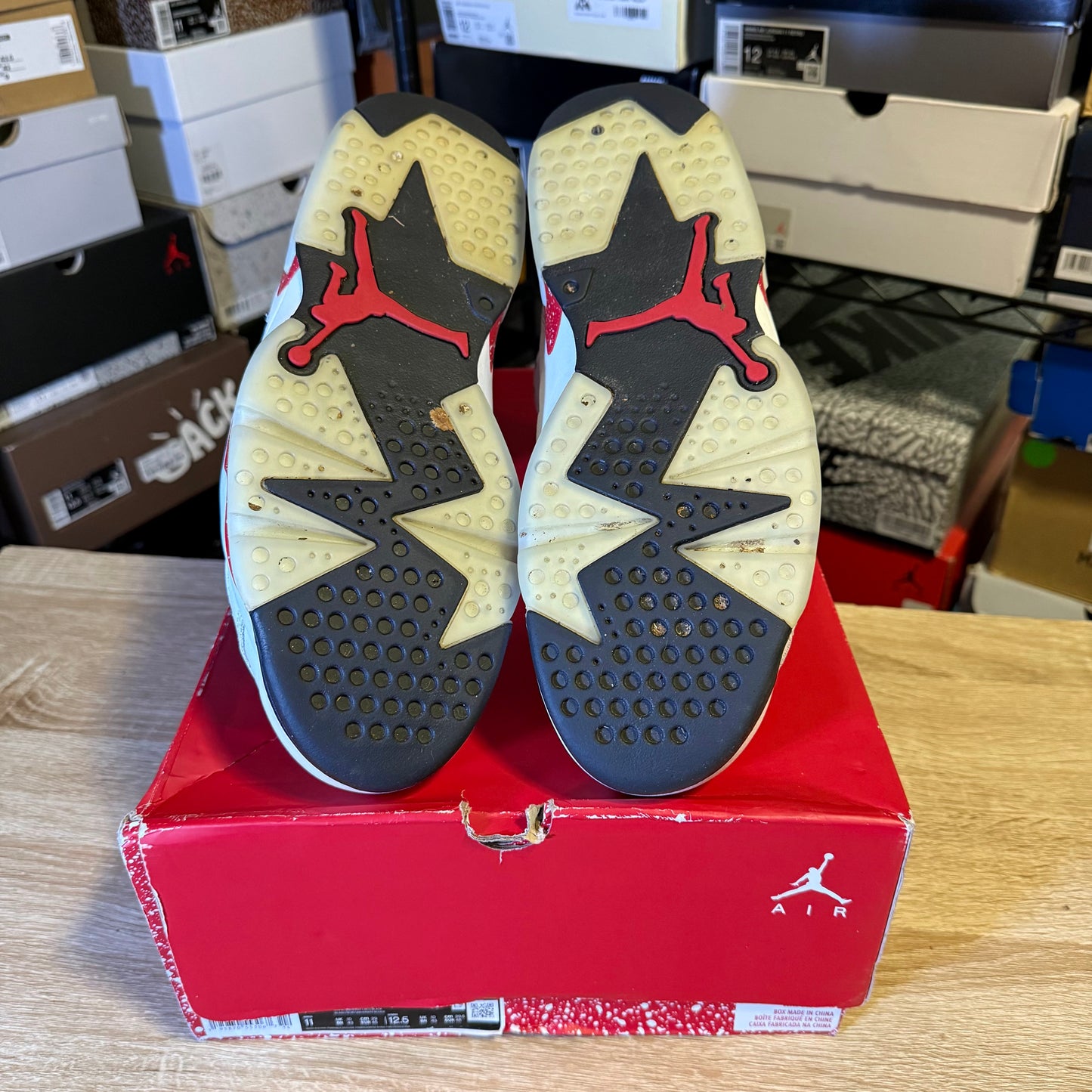 Size 11 - AJ 6 Red Oreo