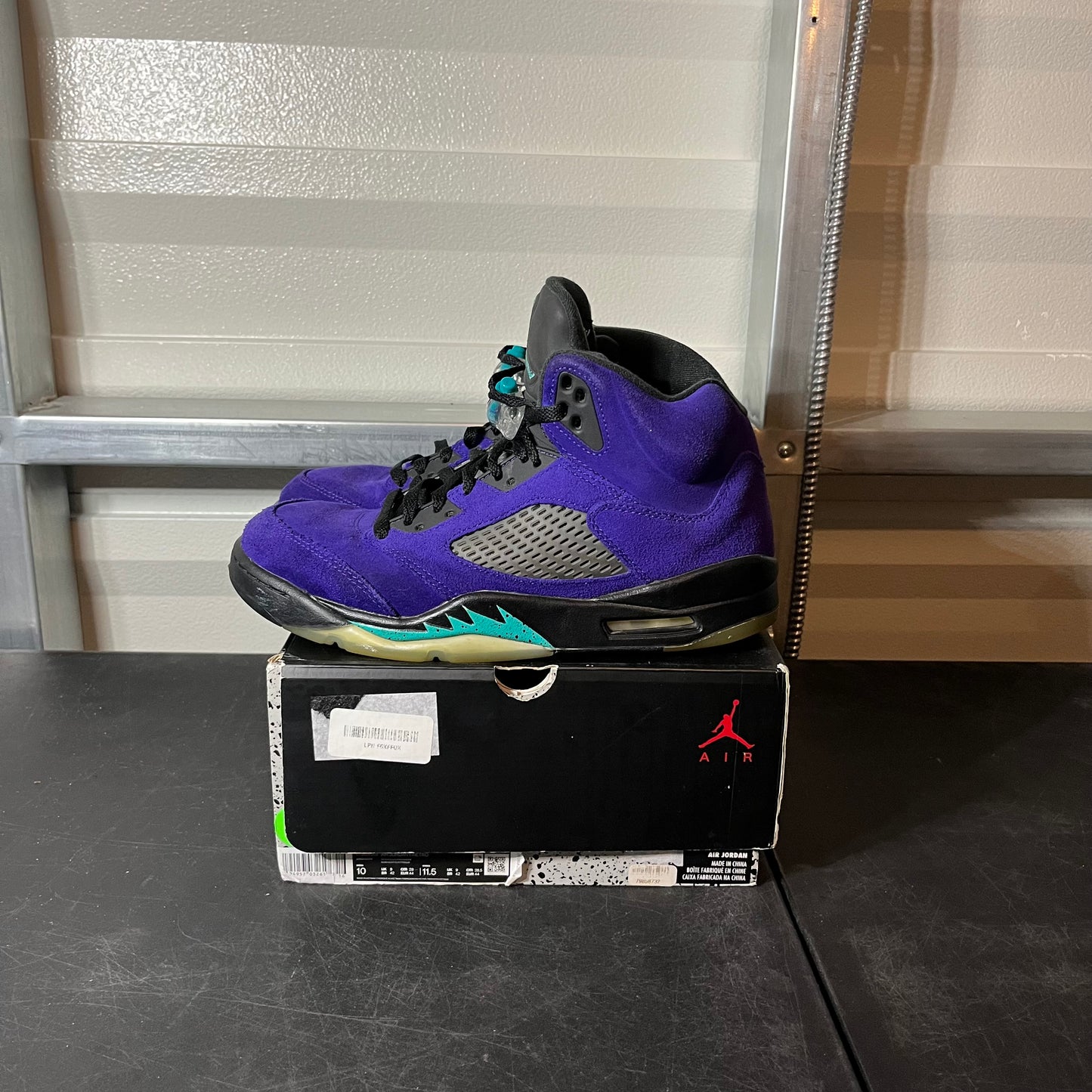 Size 10 - AJ 5 Alternate Grape