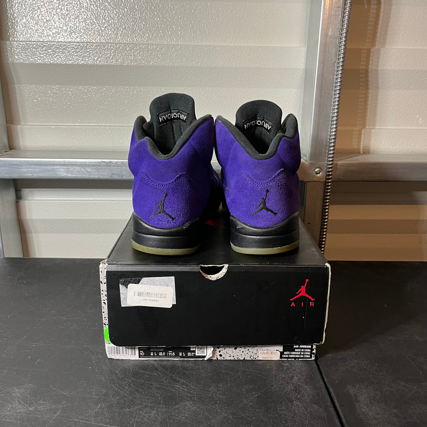 Size 10 - AJ 5 Alternate Grape