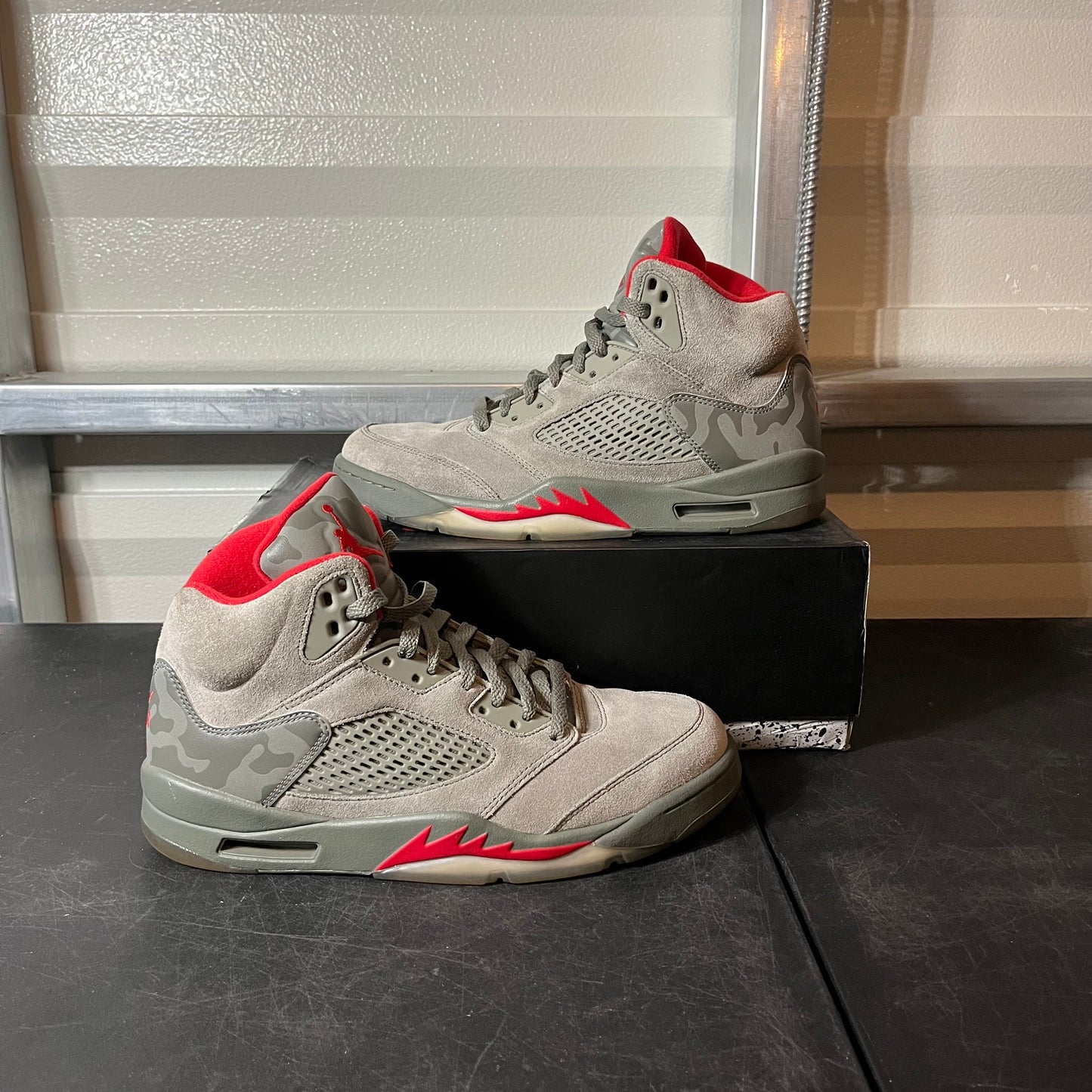 Size 9.5 - AJ 5 Camo