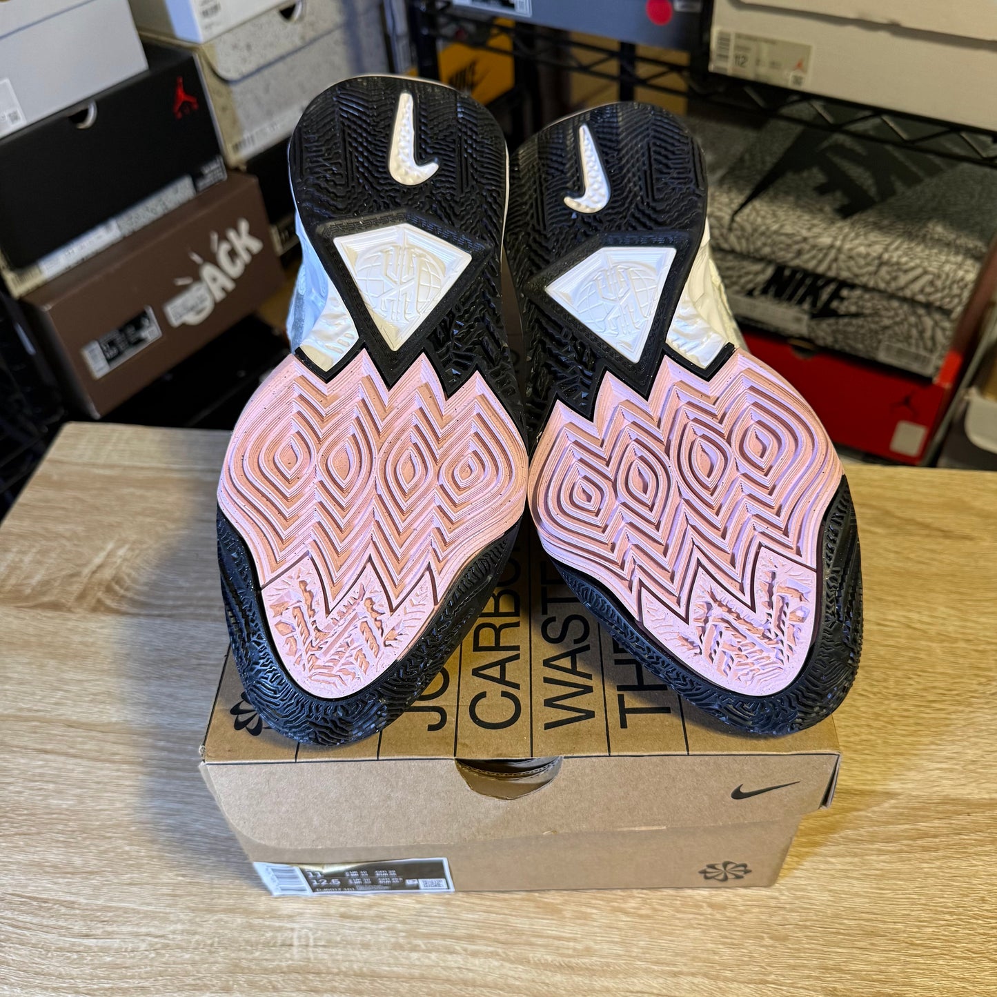 Size 11 - Kyrie 8 White Black