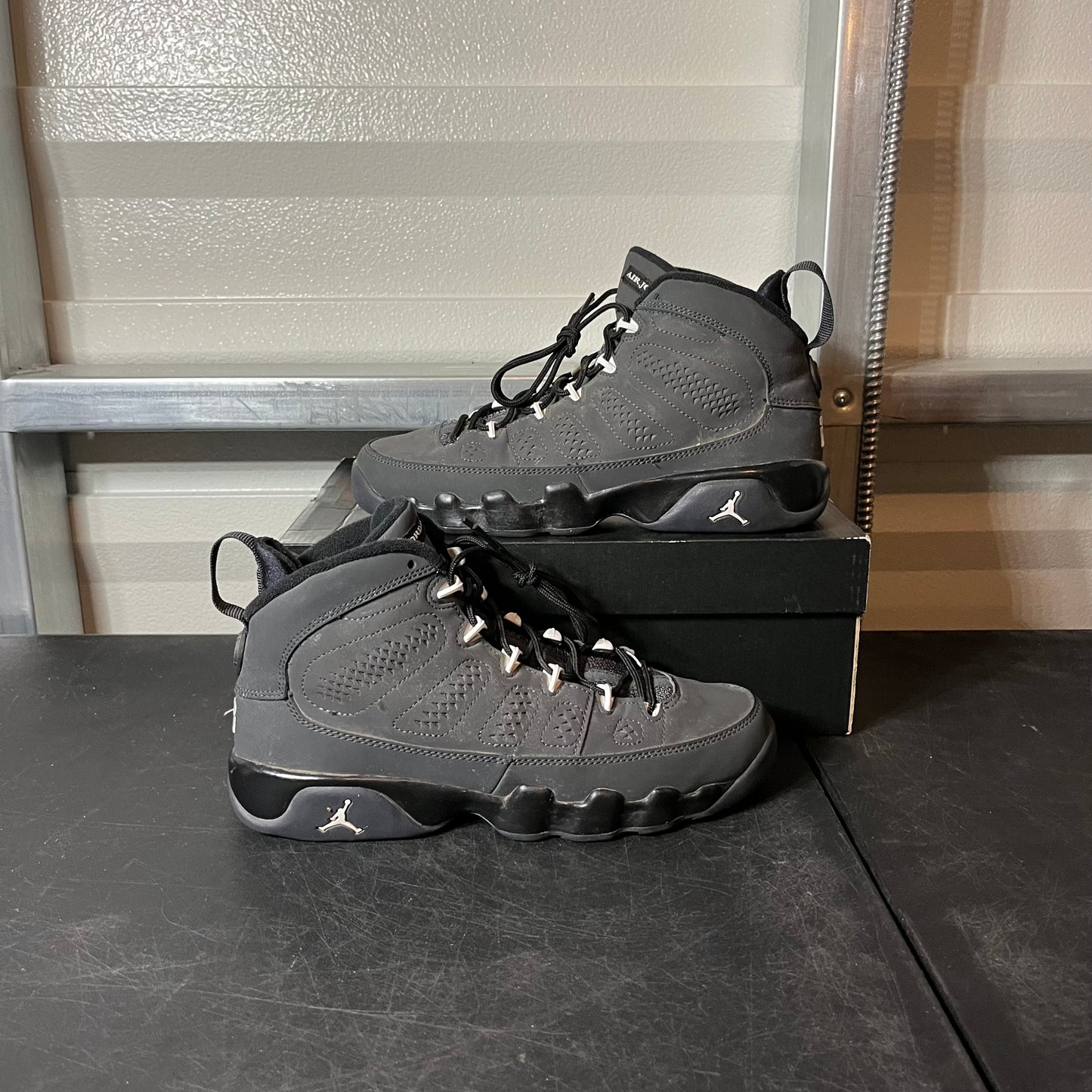 Size 7- AJ 9 Anthracite