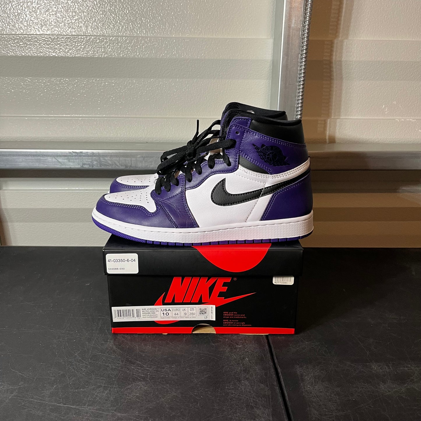 Size 10 - AJ 1 Court Purple