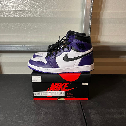 Size 10 - AJ 1 Court Purple