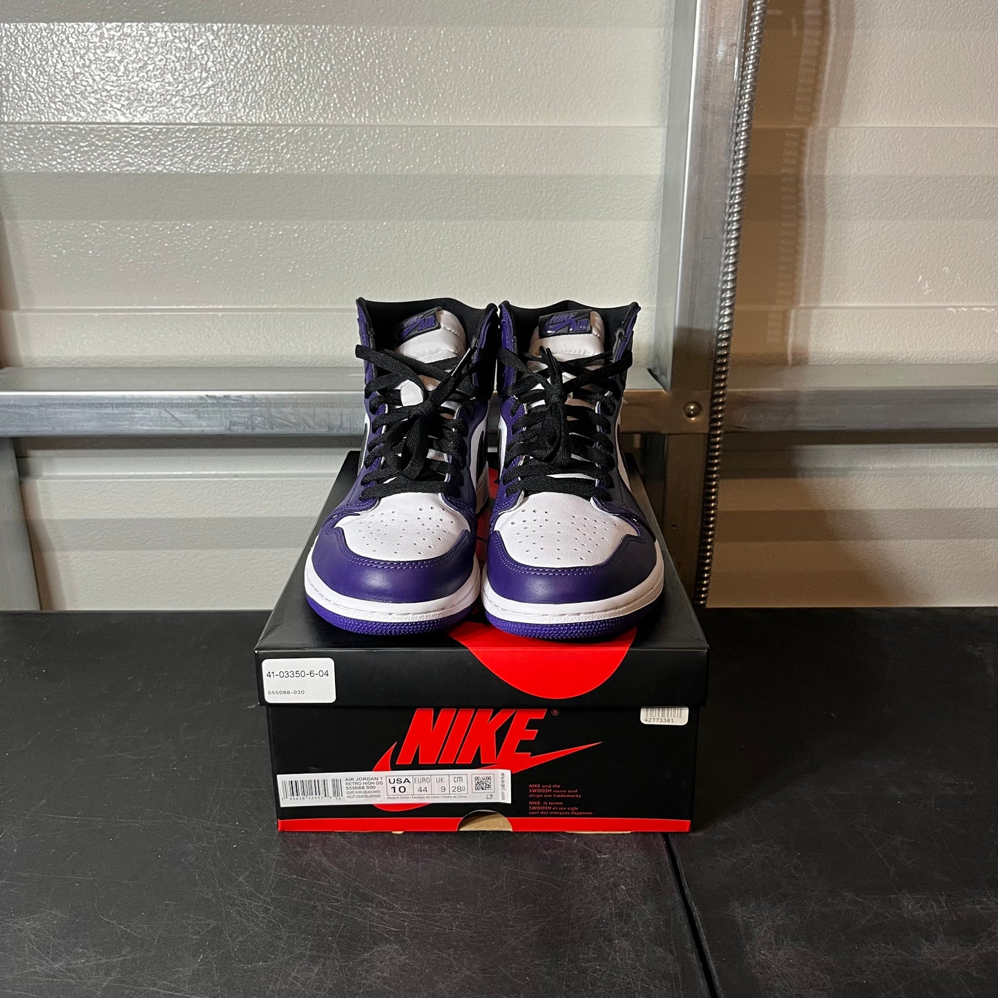 Size 10 - AJ 1 Court Purple