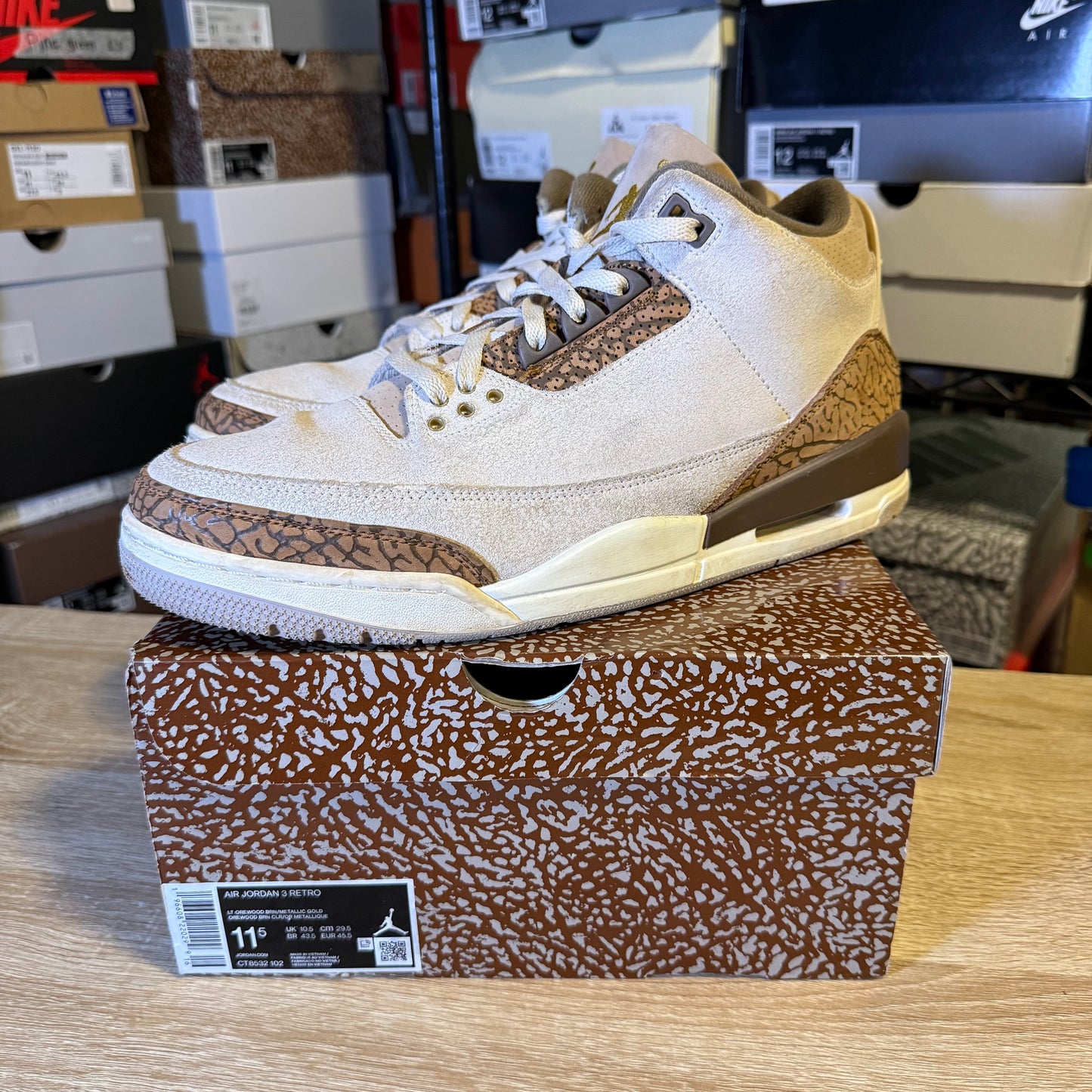 Size 11.5 - AJ 3 Palomino