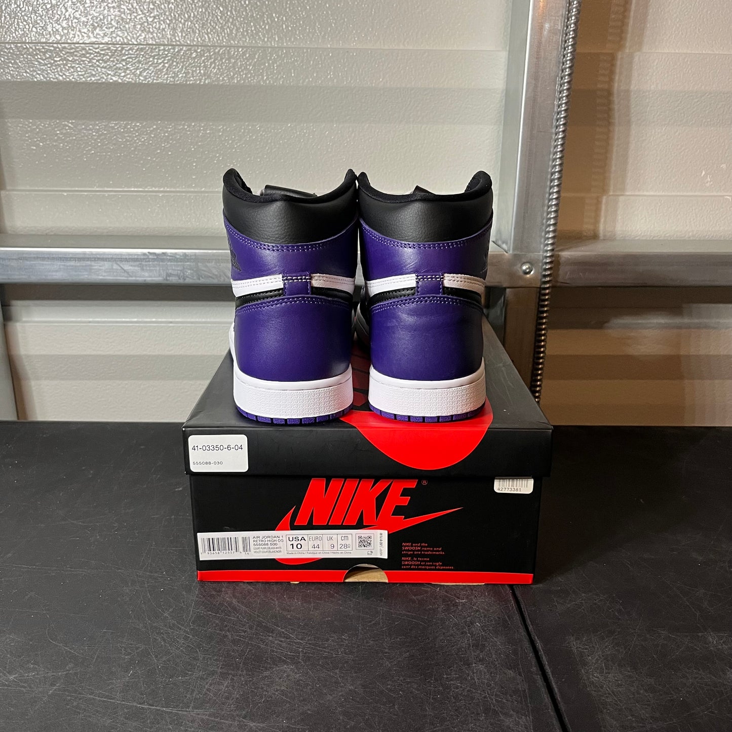 Size 10 - AJ 1 Court Purple