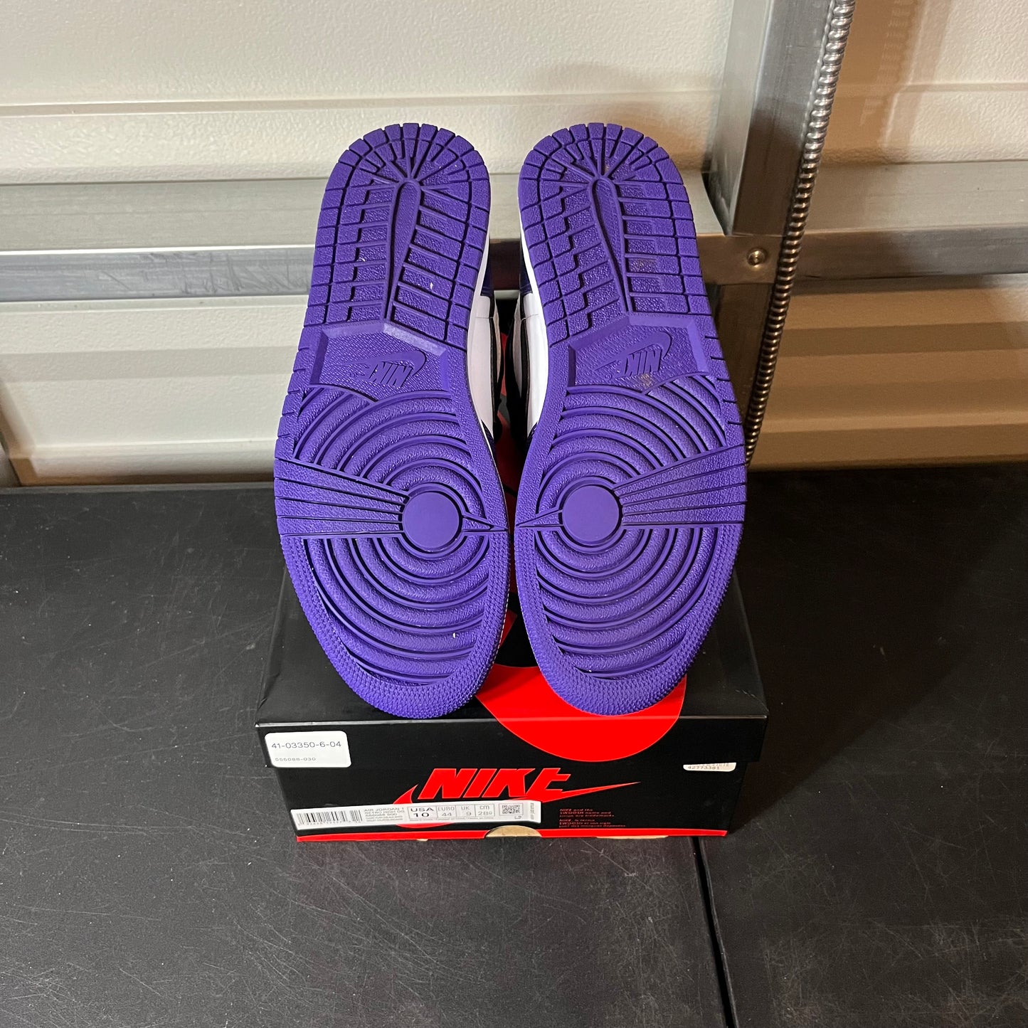 Size 10 - AJ 1 Court Purple