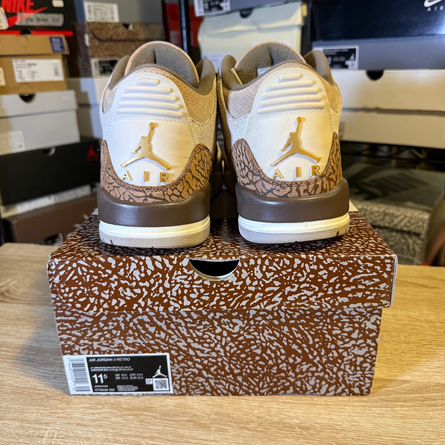 Size 11.5 - AJ 3 Palomino