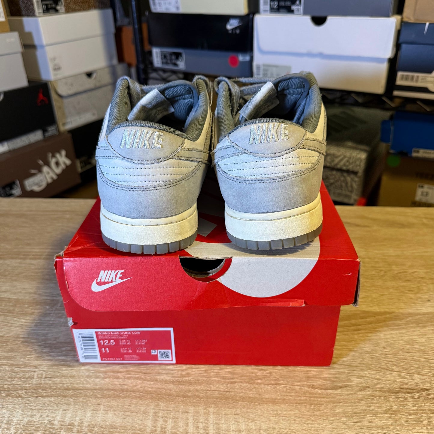 Size 11 M- Nike Dunk Low Cool Grey