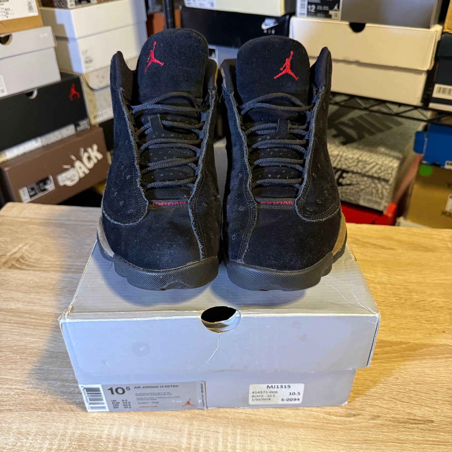 Size 10.5 - AJ 13 Olive