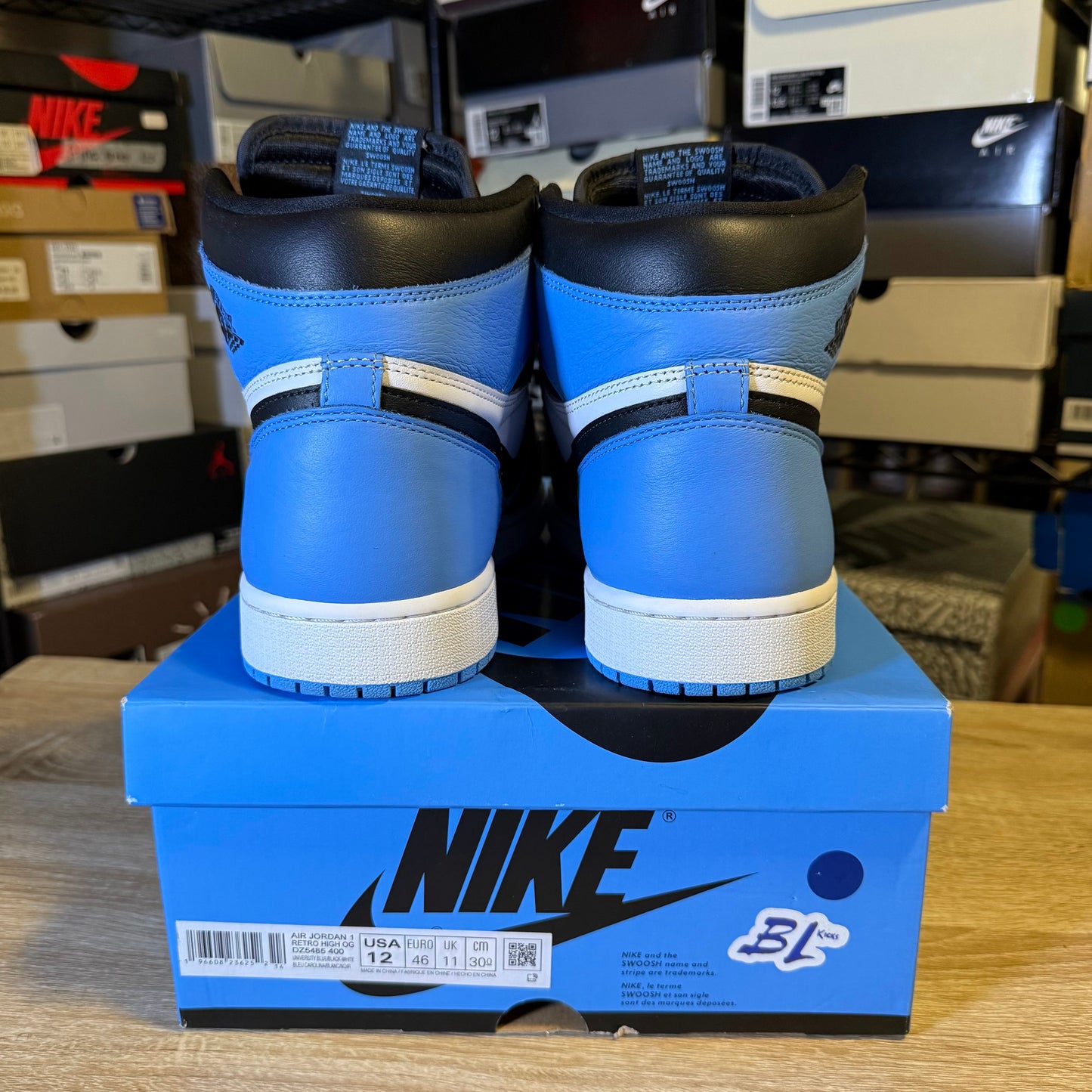 Size 12 - AJ 1 UNC Toe