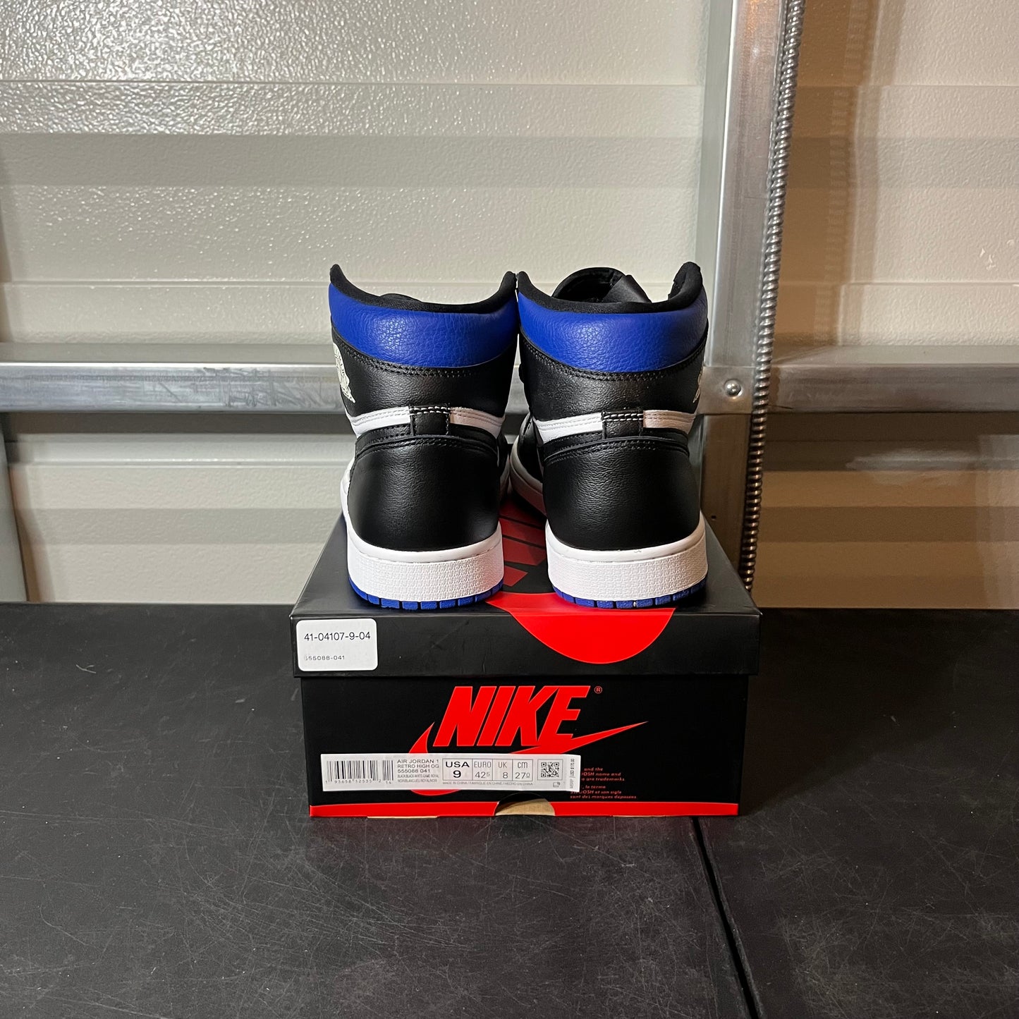 Size 9 - AJ 1 Royal Toe