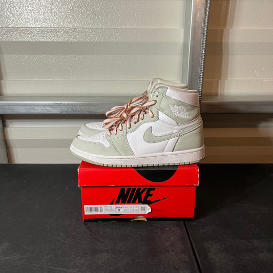 Size 9W - AJ 1 Seafoam