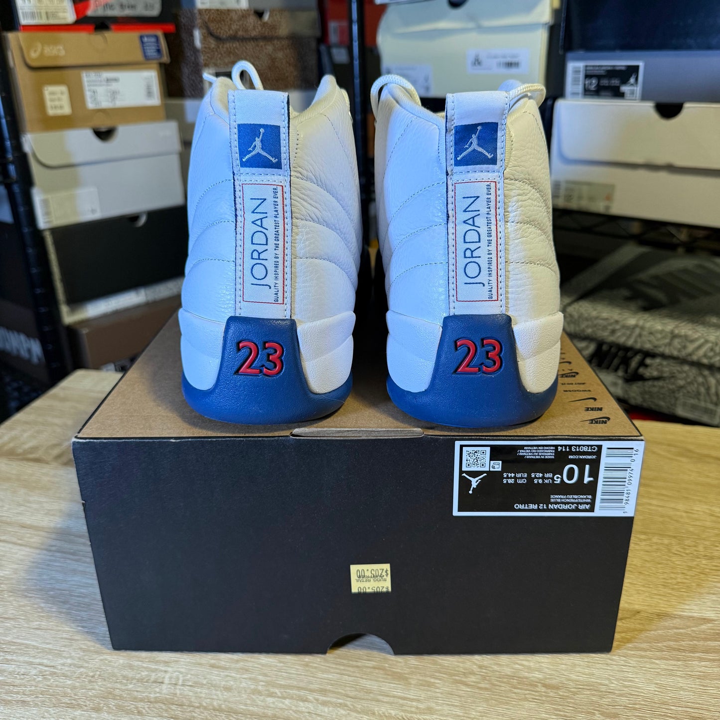 Size 10.5 - AJ 12 French Blue