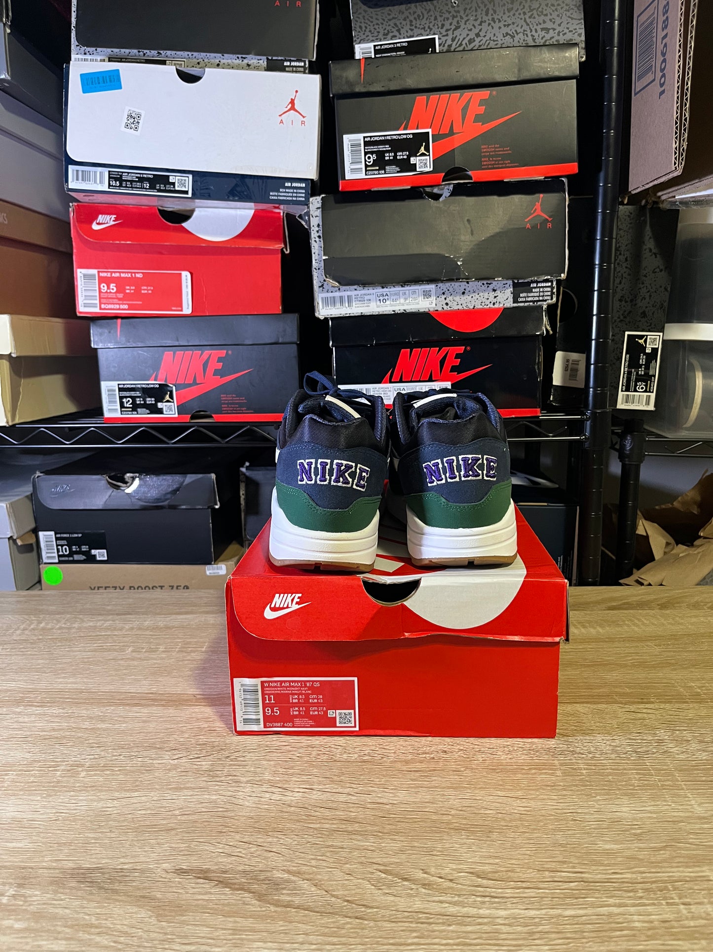 Size 9.5 - Air Max 1 Gorge Green