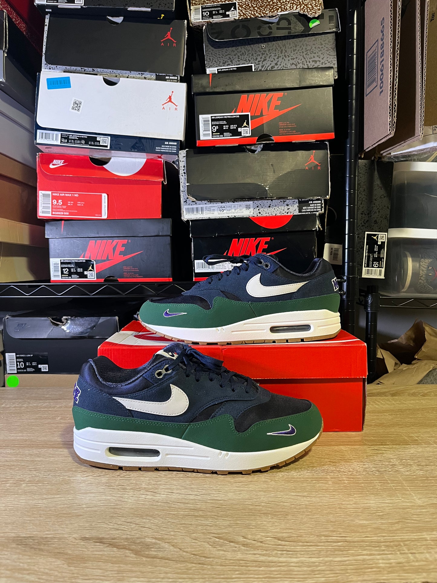 Size 9.5 - Air Max 1 Gorge Green