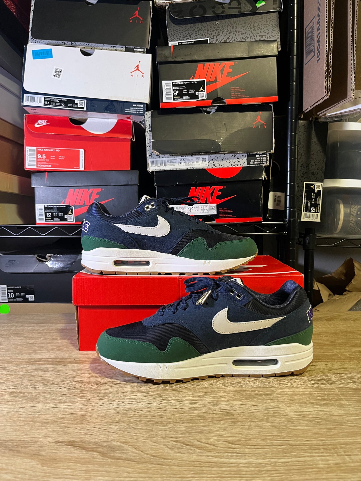 Size 9.5 - Air Max 1 Gorge Green