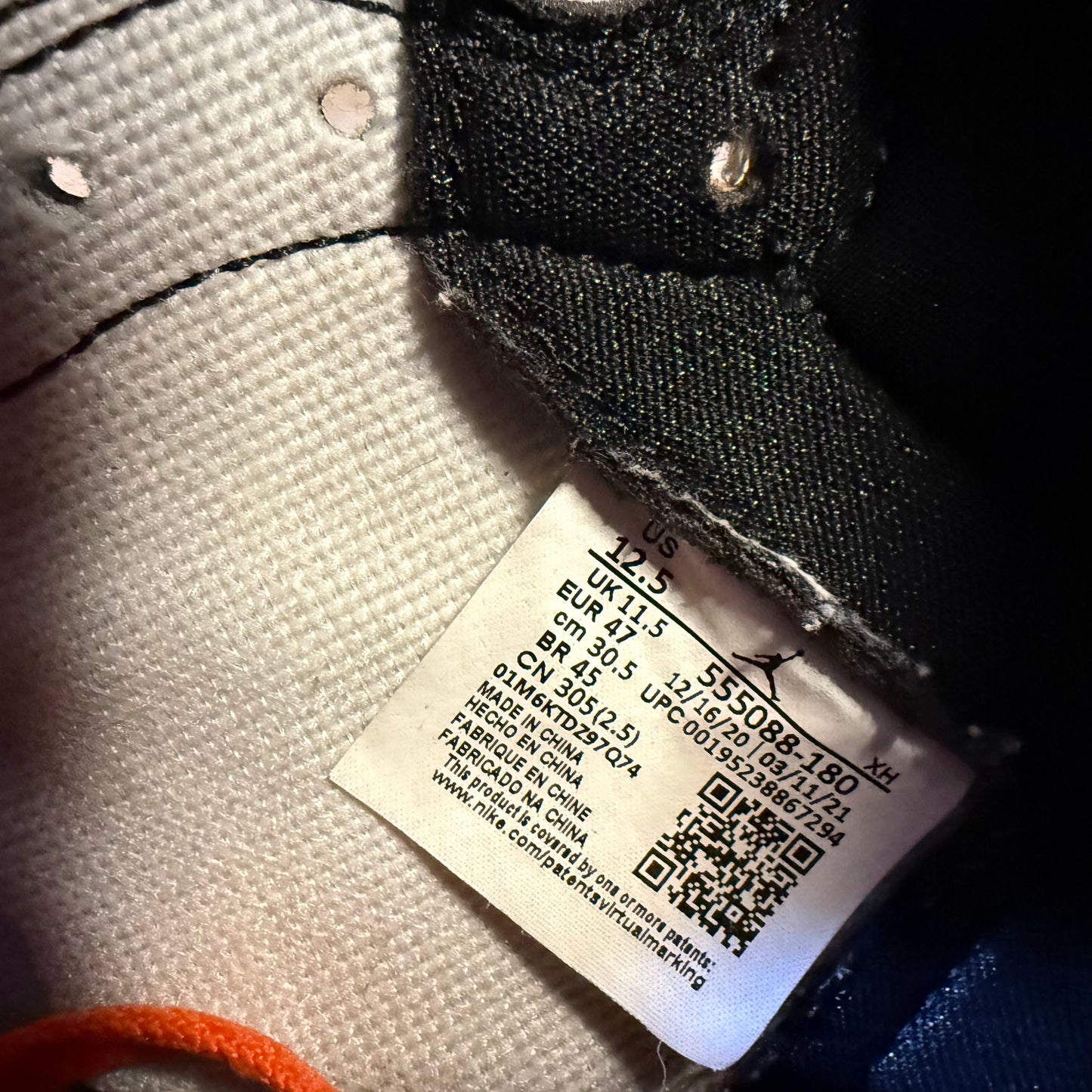 Size 12.5 – AJ 1 Electric Orange