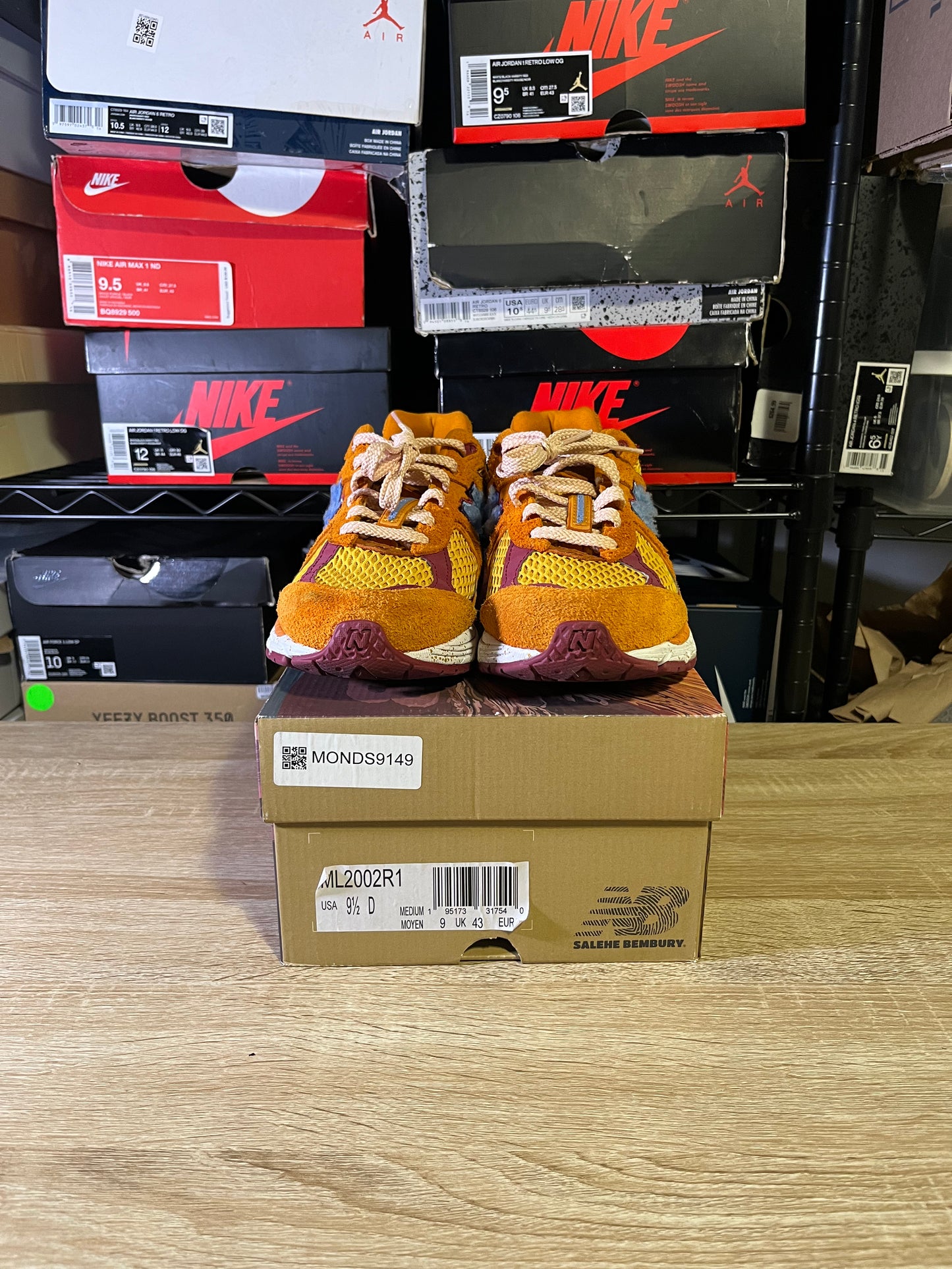 Size 9.5 - Salehe Bembury x NB 2002R Peace Be The Journey