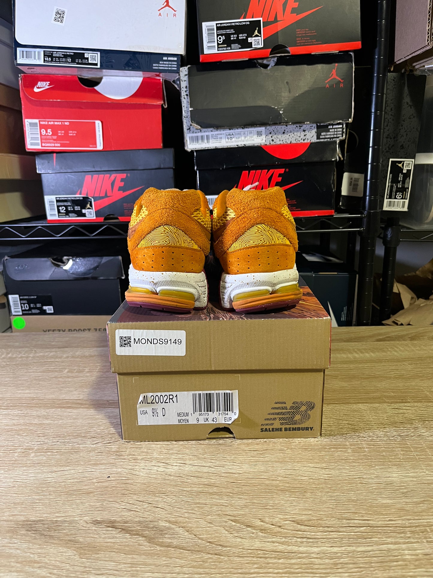 Size 9.5 - Salehe Bembury x NB 2002R Peace Be The Journey