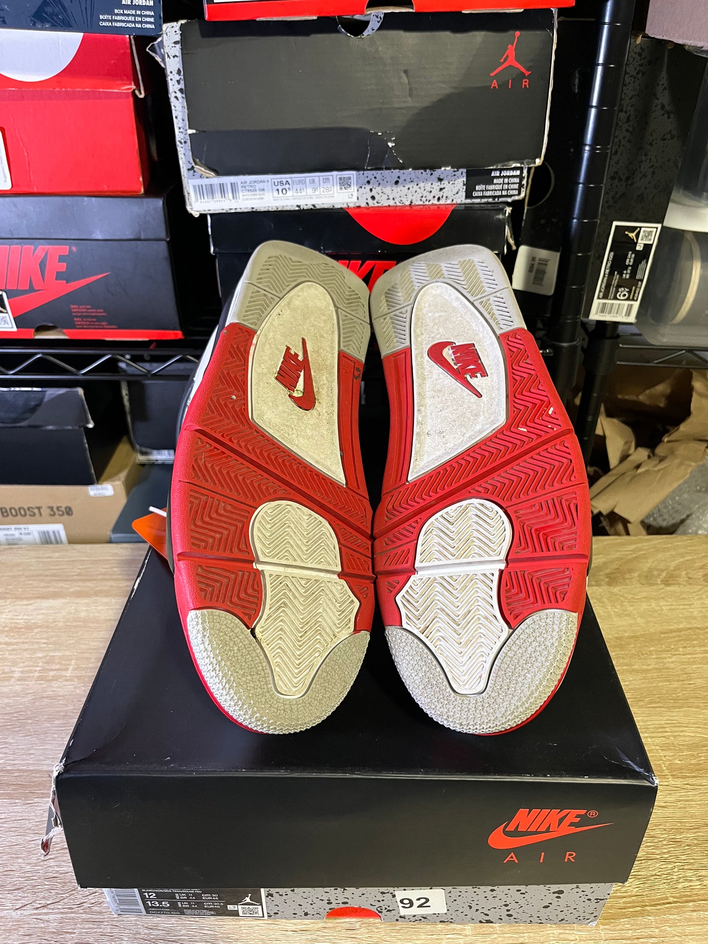 Size 12 – AJ 4 Fire Red