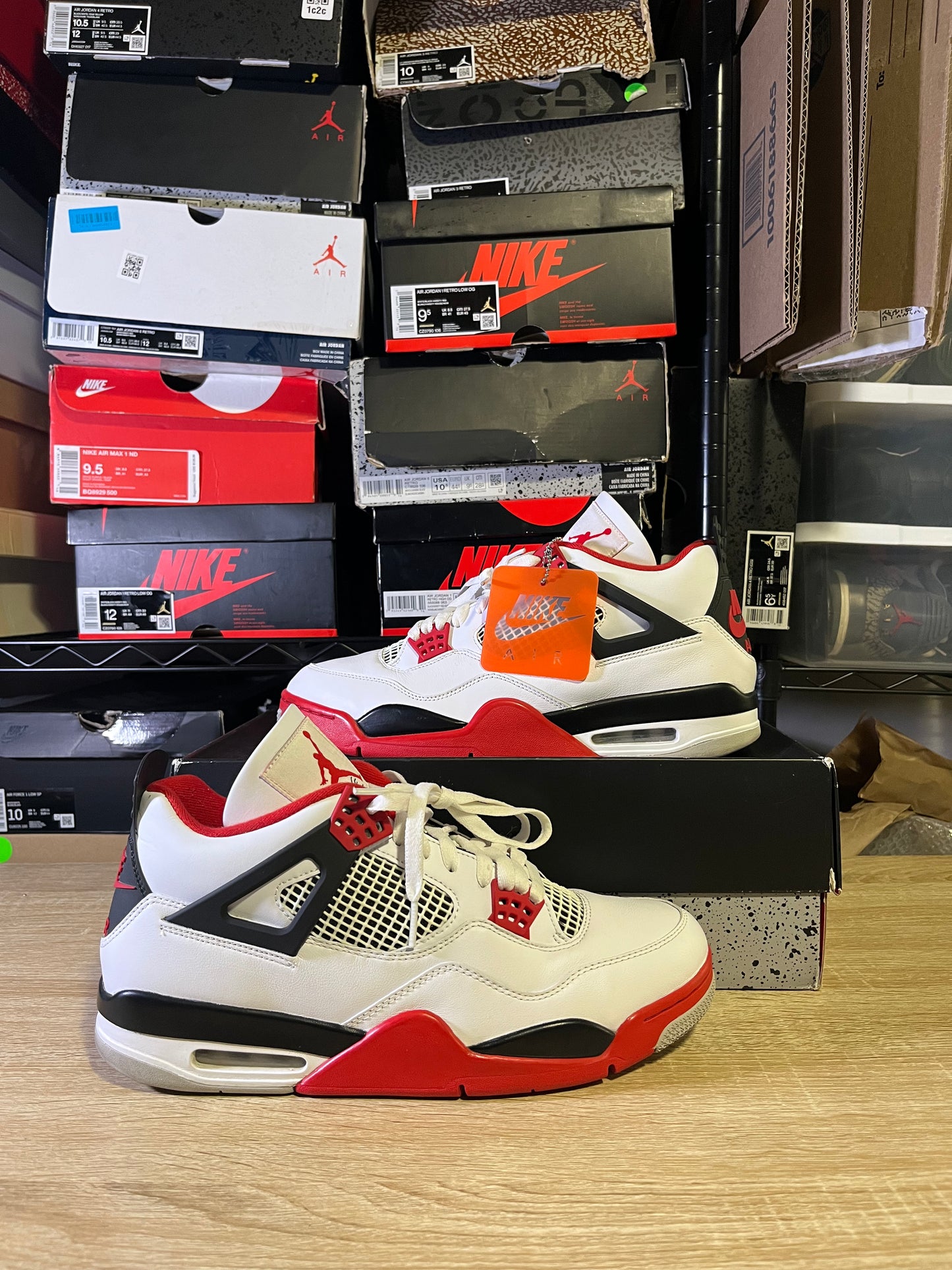 Size 12 – AJ 4 Fire Red
