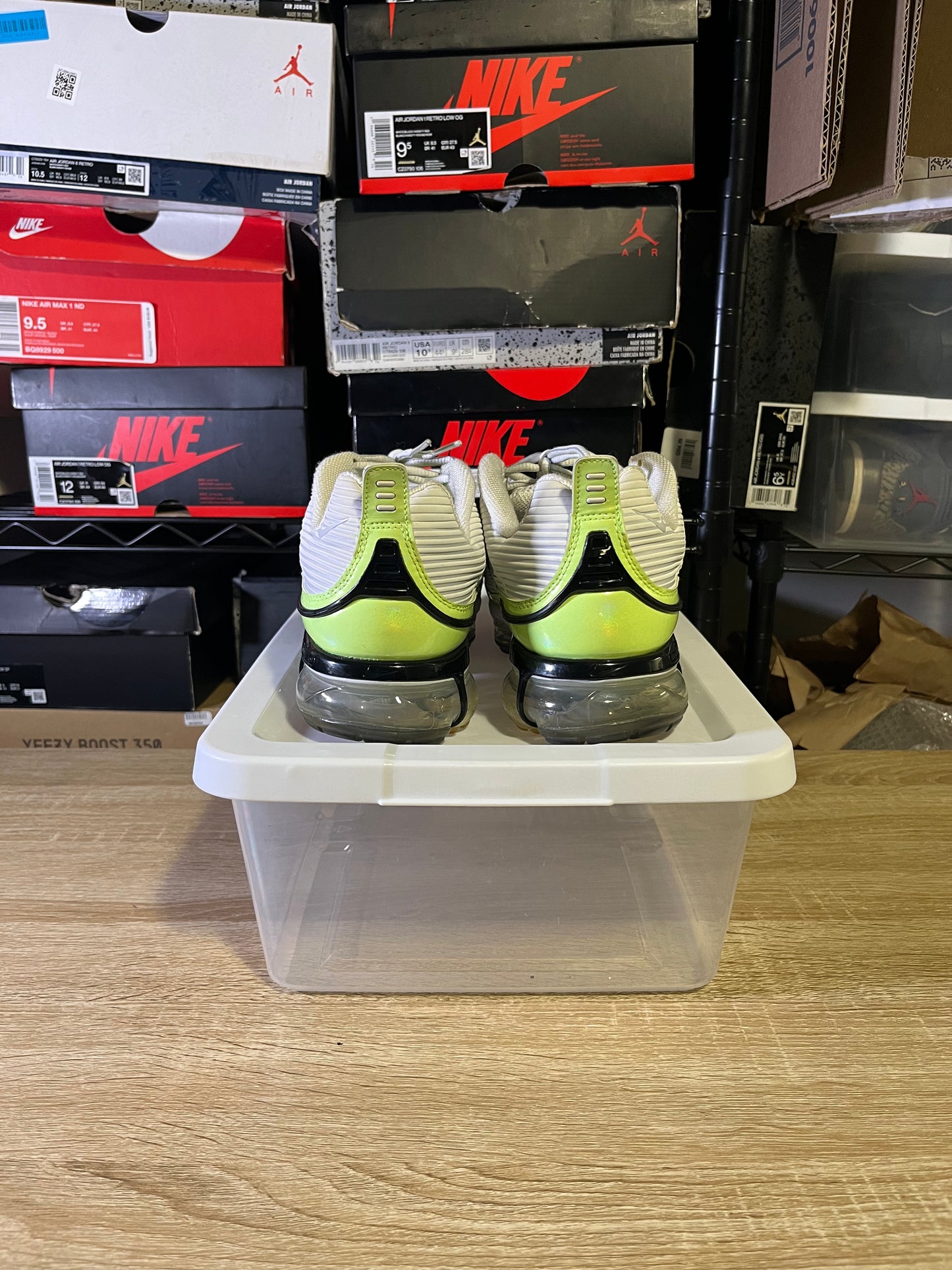 Size 11.5 - Air VaporMax 360 Summit White Ghost Green
