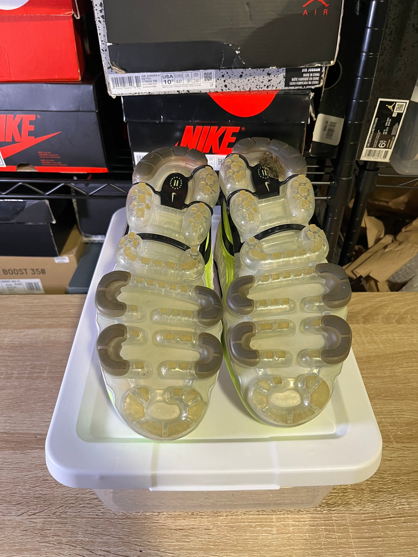 Size 11.5 - Air VaporMax 360 Summit White Ghost Green