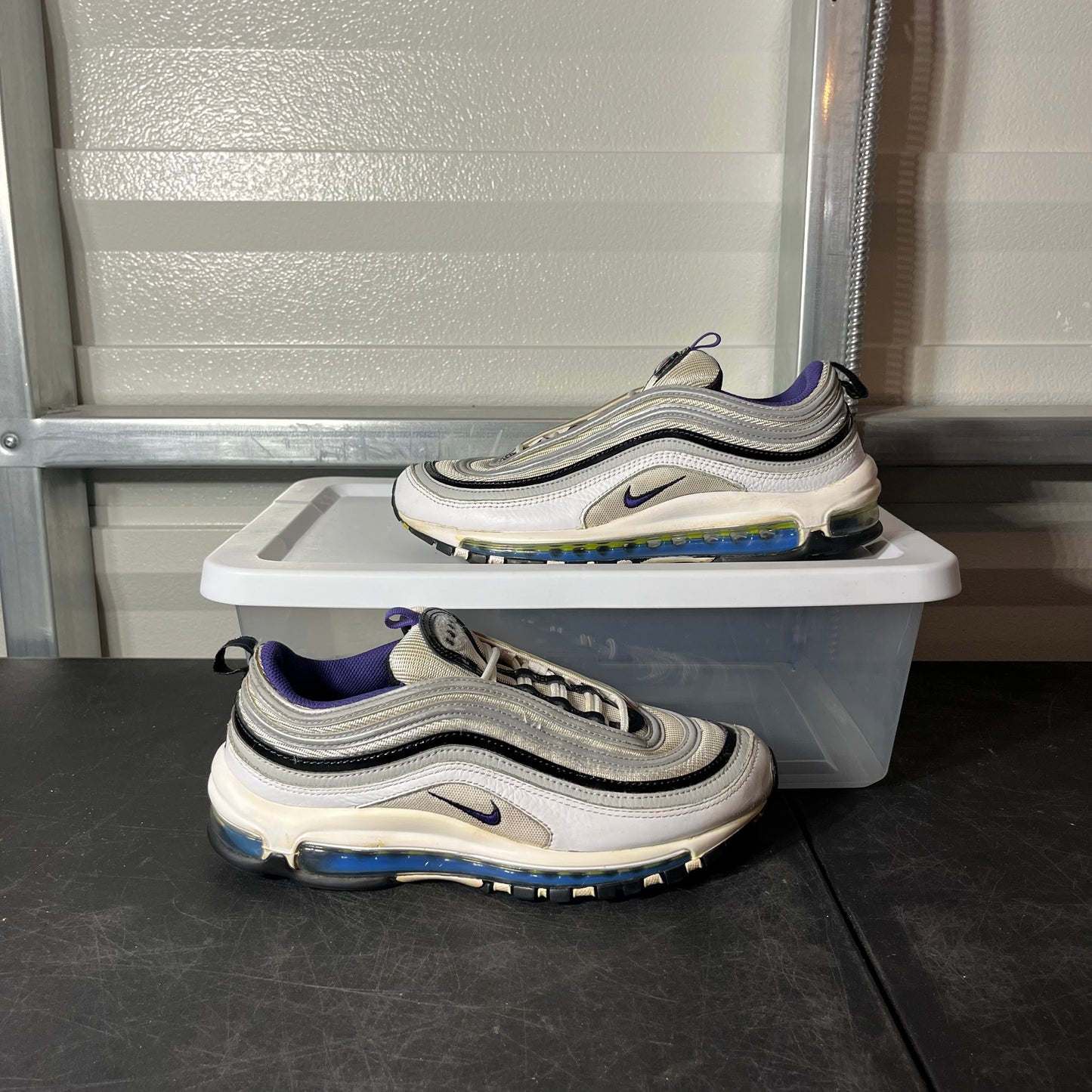 Size 8 - Air Max 97 White/Purple