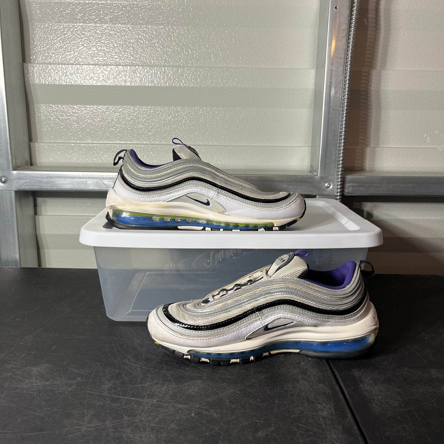 Size 8 - Air Max 97 White/Purple