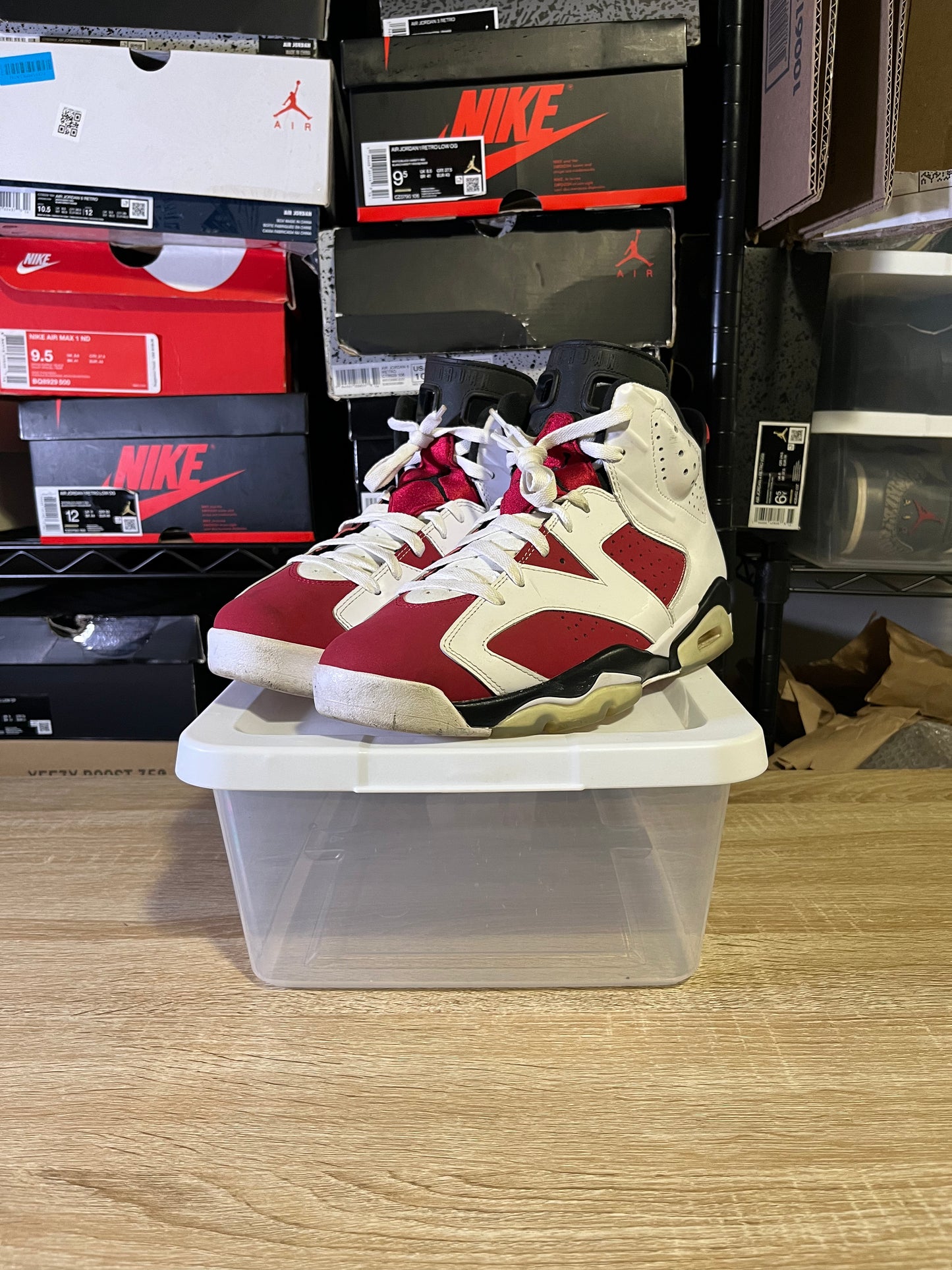 Size 10.5 – AJ 6 Carmine