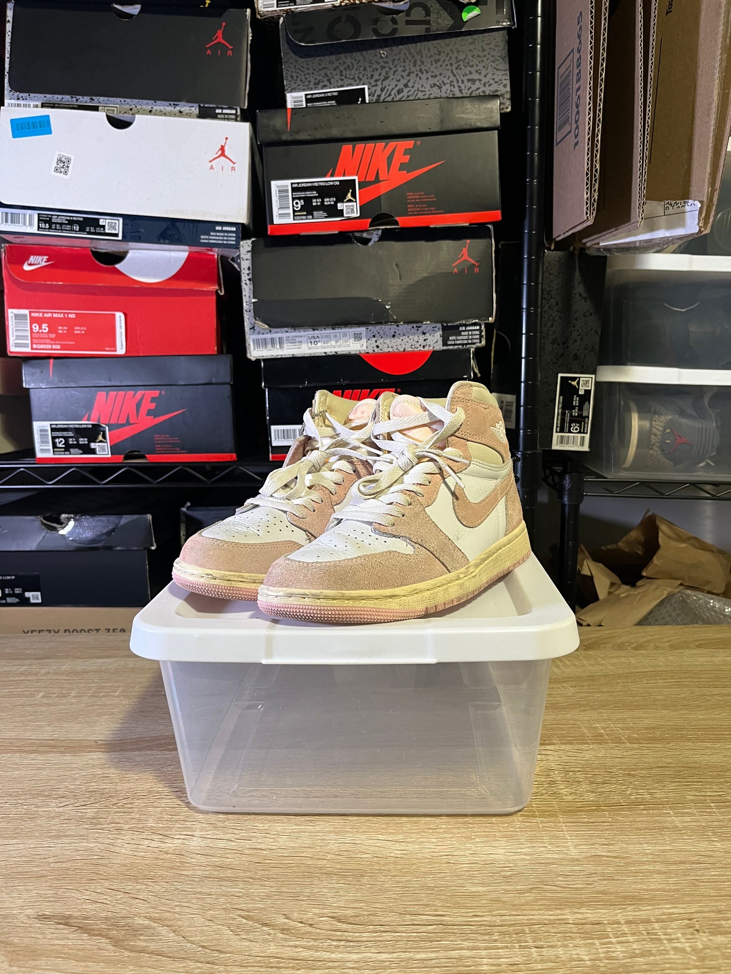 Size 5.5 M – AJ 1 Washed Pink