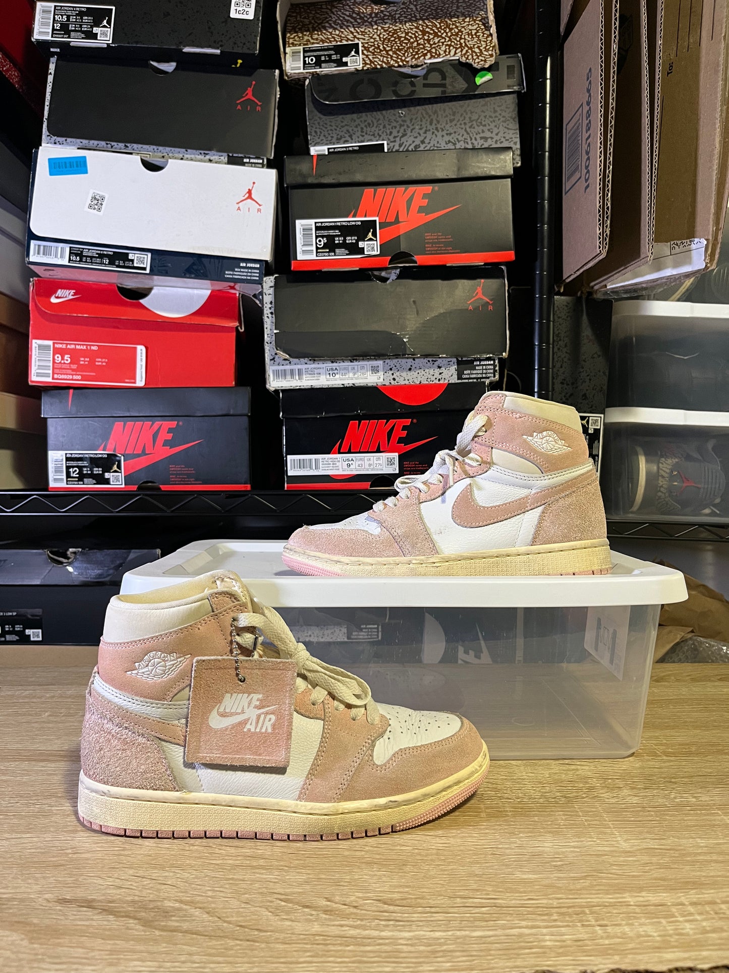 Size 5.5 M – AJ 1 Washed Pink