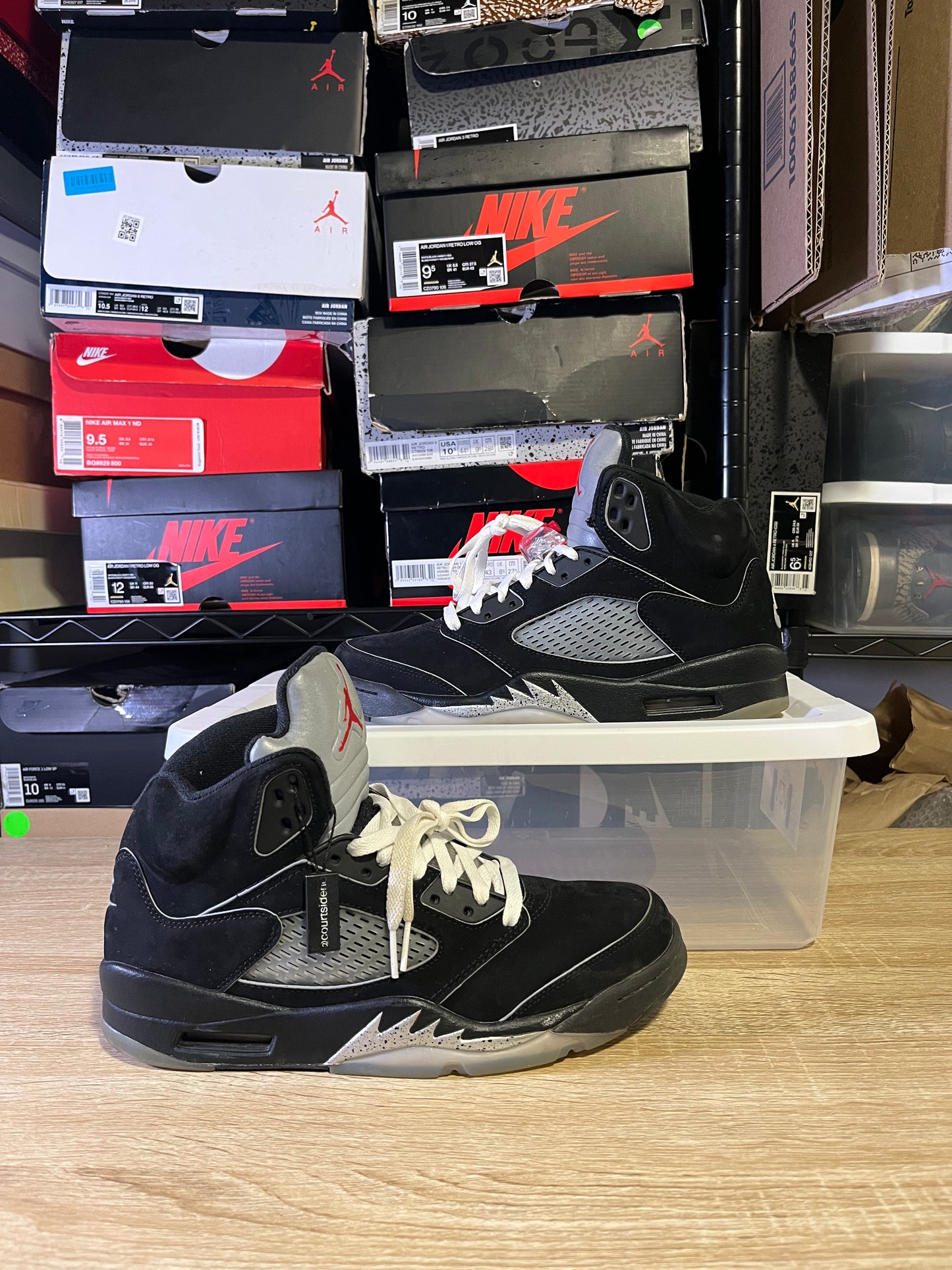 Size 9 – AJ 5 Metallic Reimagined