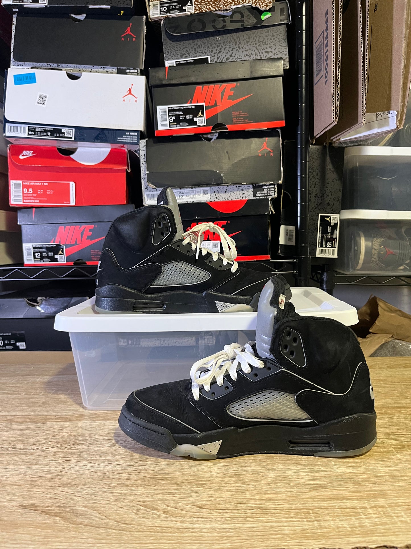 Size 9 – AJ 5 Metallic Reimagined