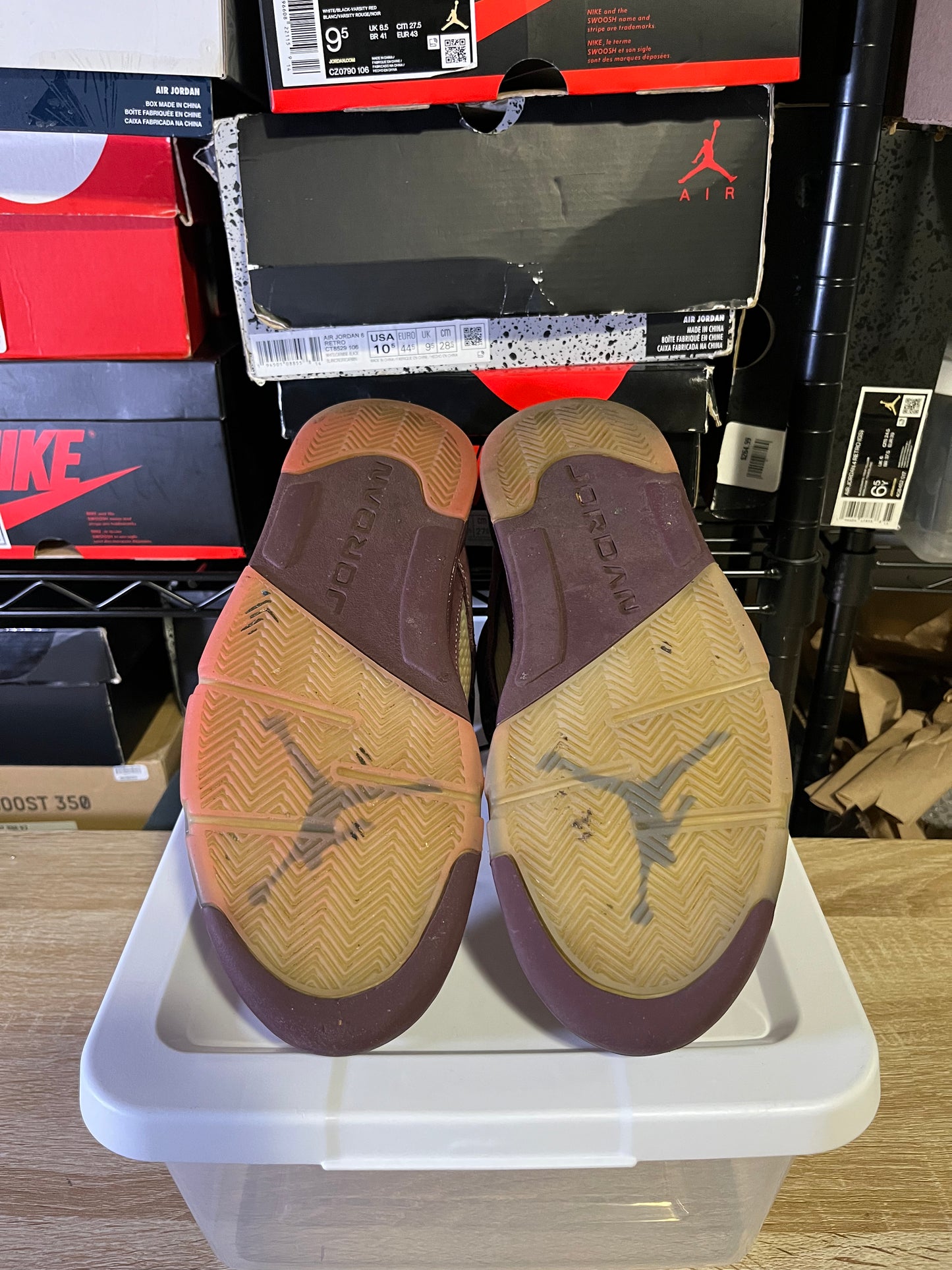 Size 8.5 – AJ 5 Burgundy
